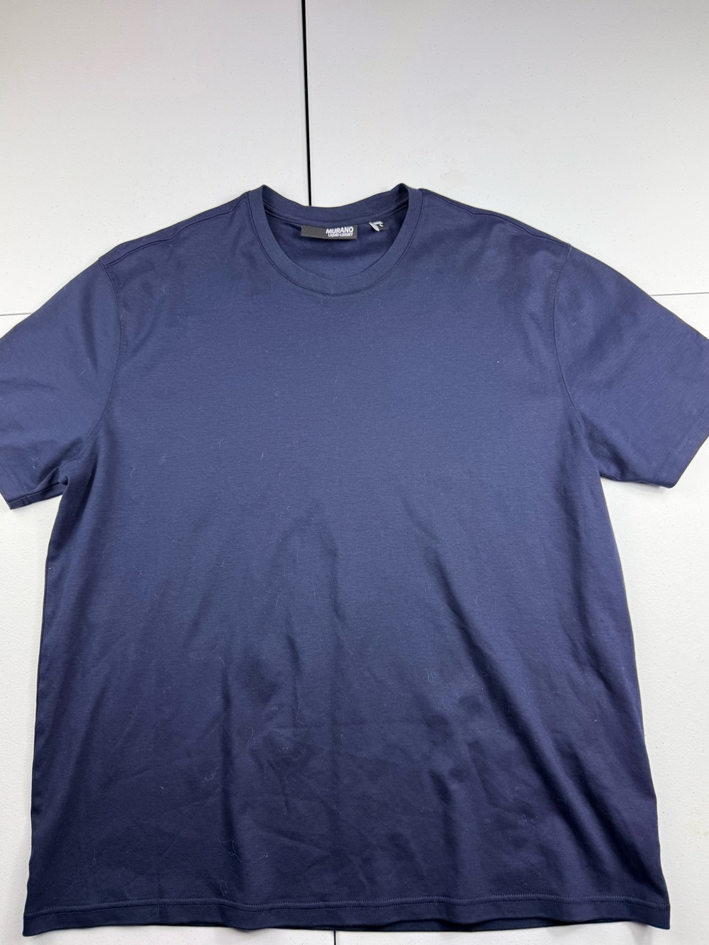 Murano liquid luxury Men's Crew Neck T-Shirt - Navy